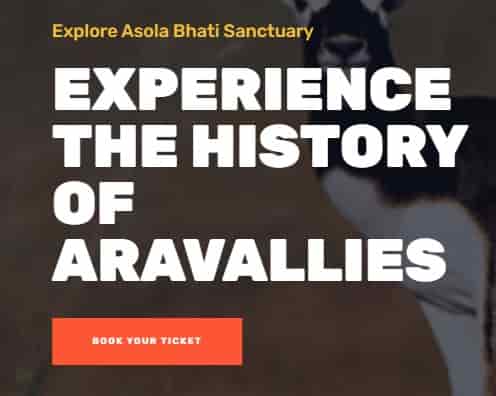 Asola Bhatti Wildlife Sanctuary Tickets