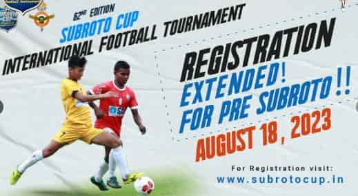 Subroto Cup Registration